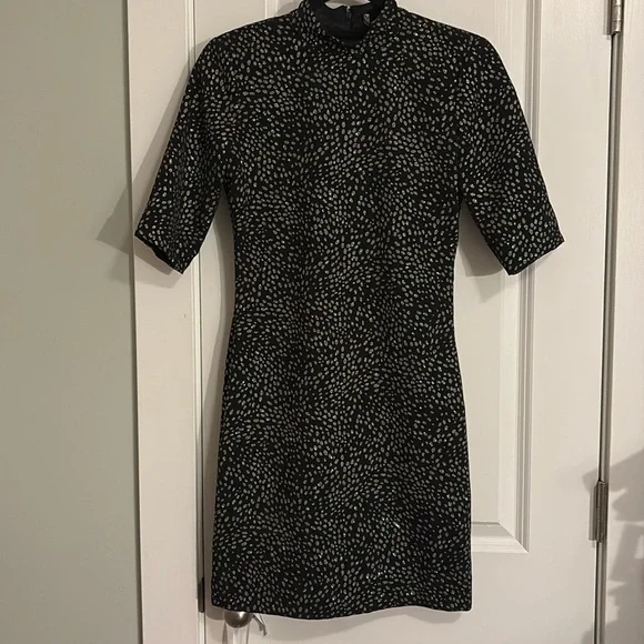 Alice + Olivia | Dresses | Nwt Alice Olivia Black Sparkly Cocktail Dress |  Poshmark